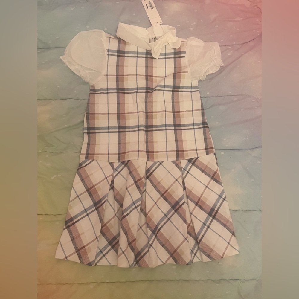 Janie and Jack Plaid Dress NWT